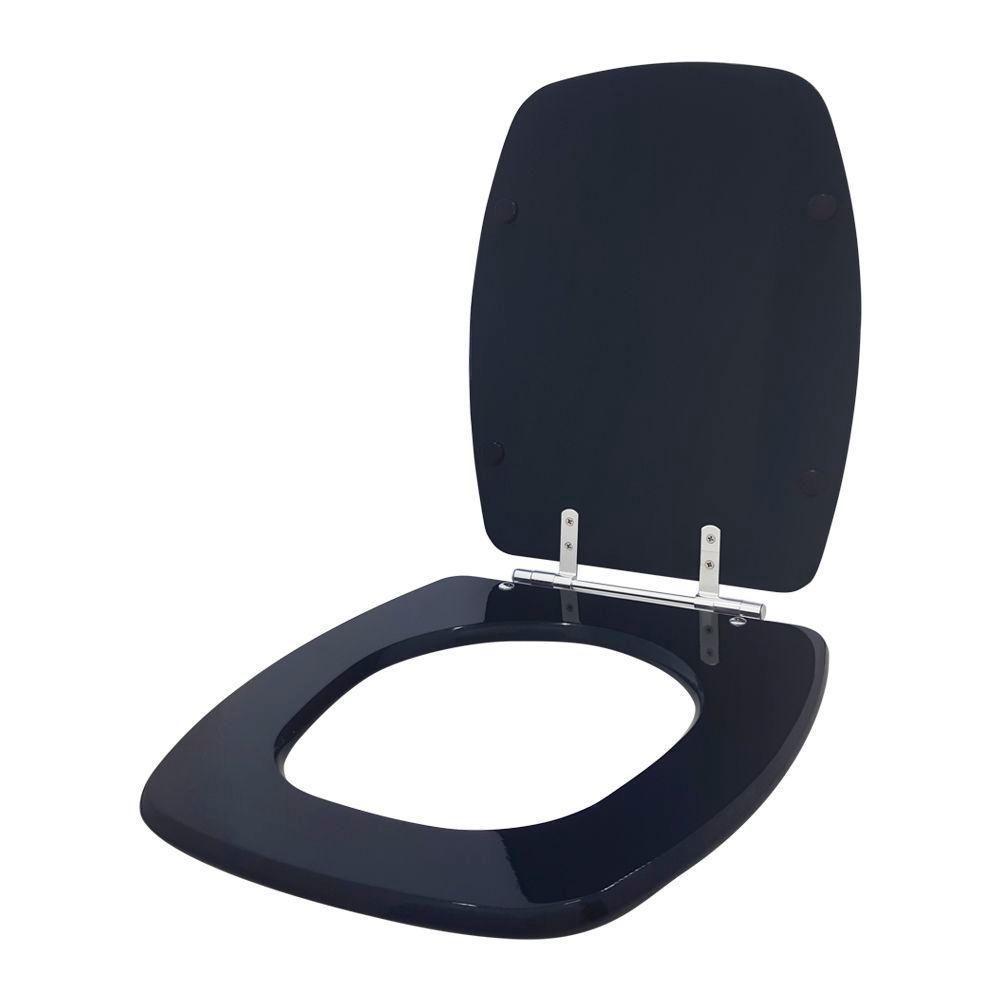 Assento Sanitário Stylus Azul Marinho Para Vaso Celite - 5