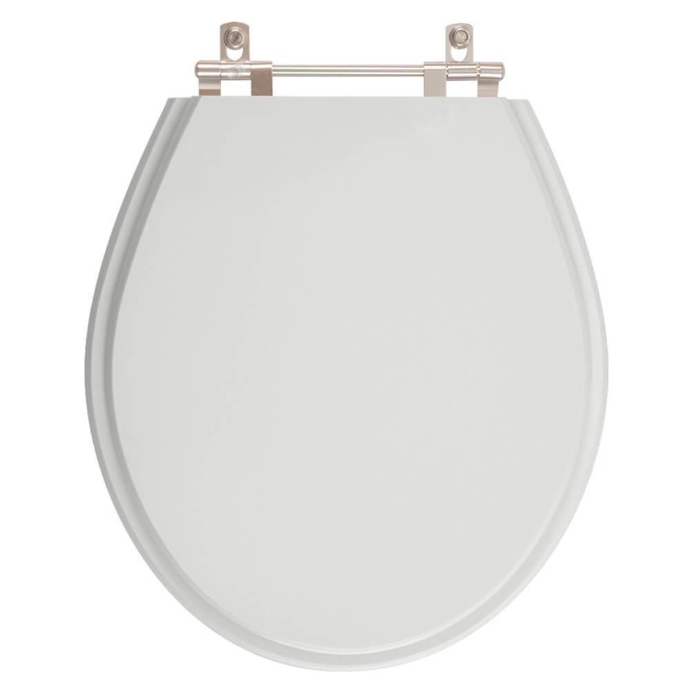 Assento Sanitario Poliester Izy Cinza Para Vaso Deca - 1