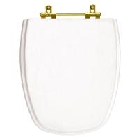 Assento Sanitário Poliéster Monte Carlo Branco - 1