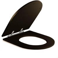 Assento Sanitário Poliéster Luxo Link Lk Marrom Fosco - 1