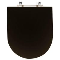 Assento Sanitário Poliéster Luxo Link Lk Marrom Fosco