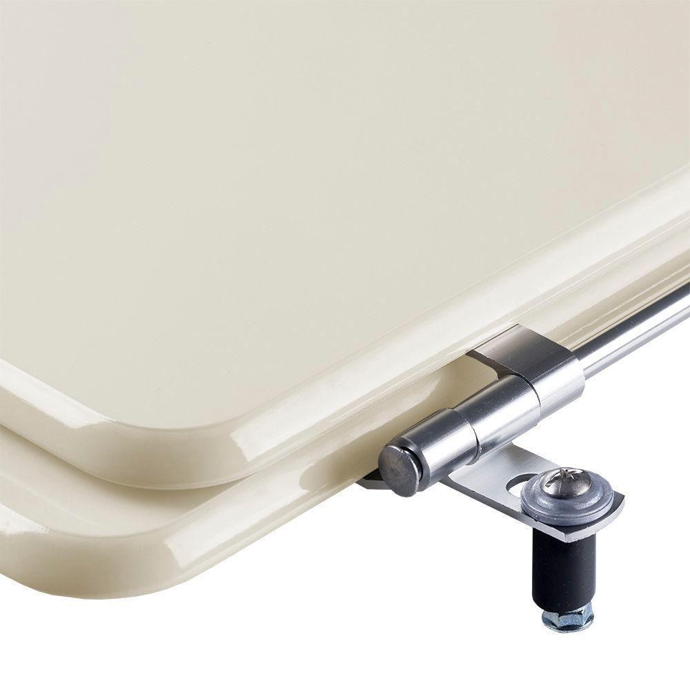 Assento Sanitario Poliester Century Creme Para Vaso Deca - 3