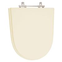 Assento Sanitario Poliester Century Creme Para Vaso Deca - 1