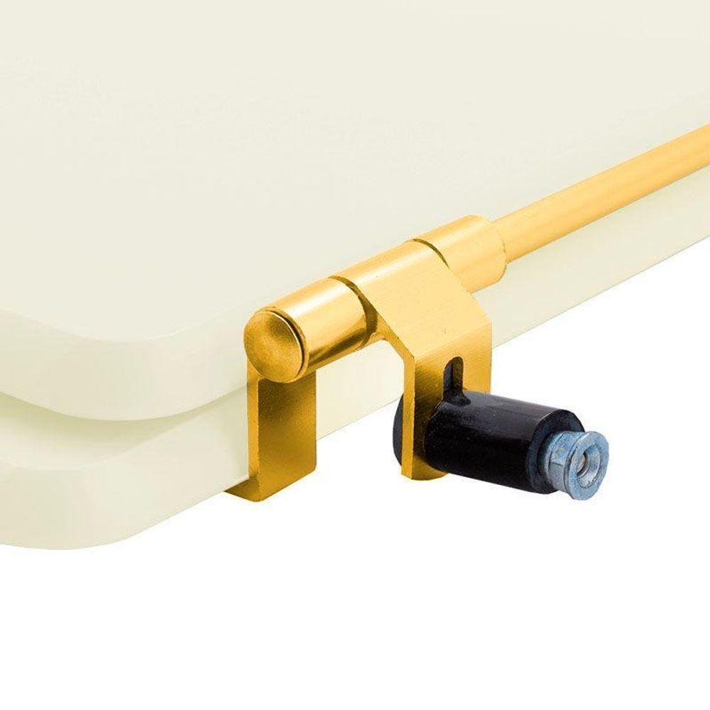 Assento Sanitario Poliester Calypso Biscuit Para Vaso - 3