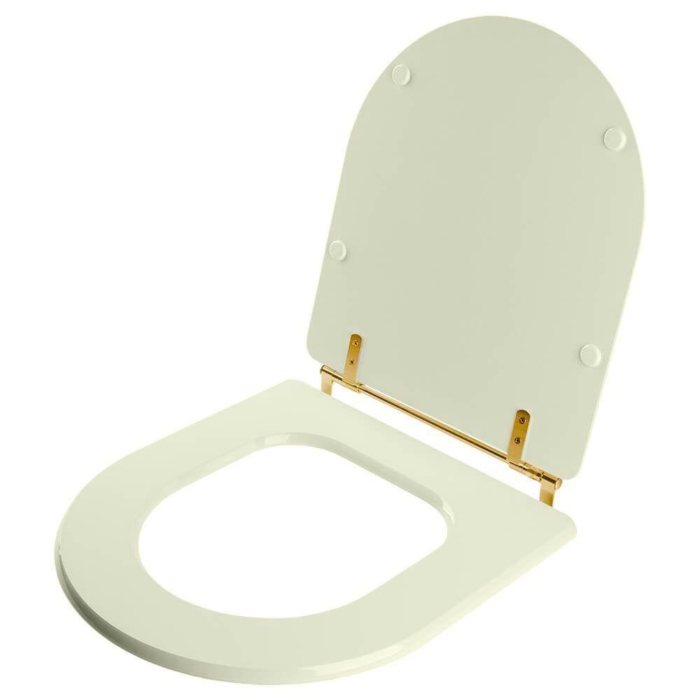 Assento Sanitario Poliester Calypso Biscuit Para Vaso - 6