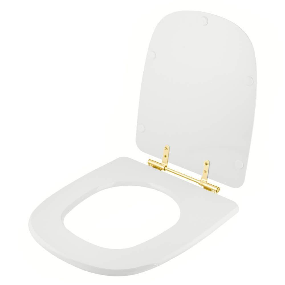 Assento Sanitário Acrilico Ibiza Branco Para Vaso Incepa - 4
