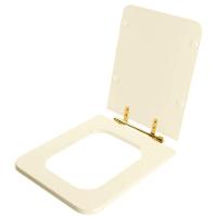 Assento Sanitário Square Shell Pessego Para Vaso - 4