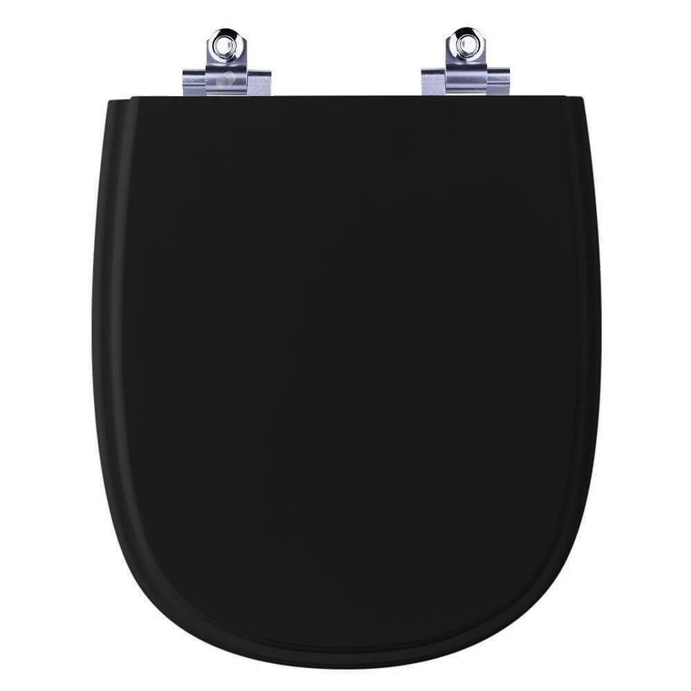 Assento Sanitário Fechamento Lento Sabatini Preto P/Icasa - 1
