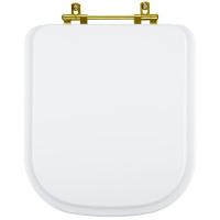 Assento Sanitário Quadra Branco Para Vaso Deca - 1