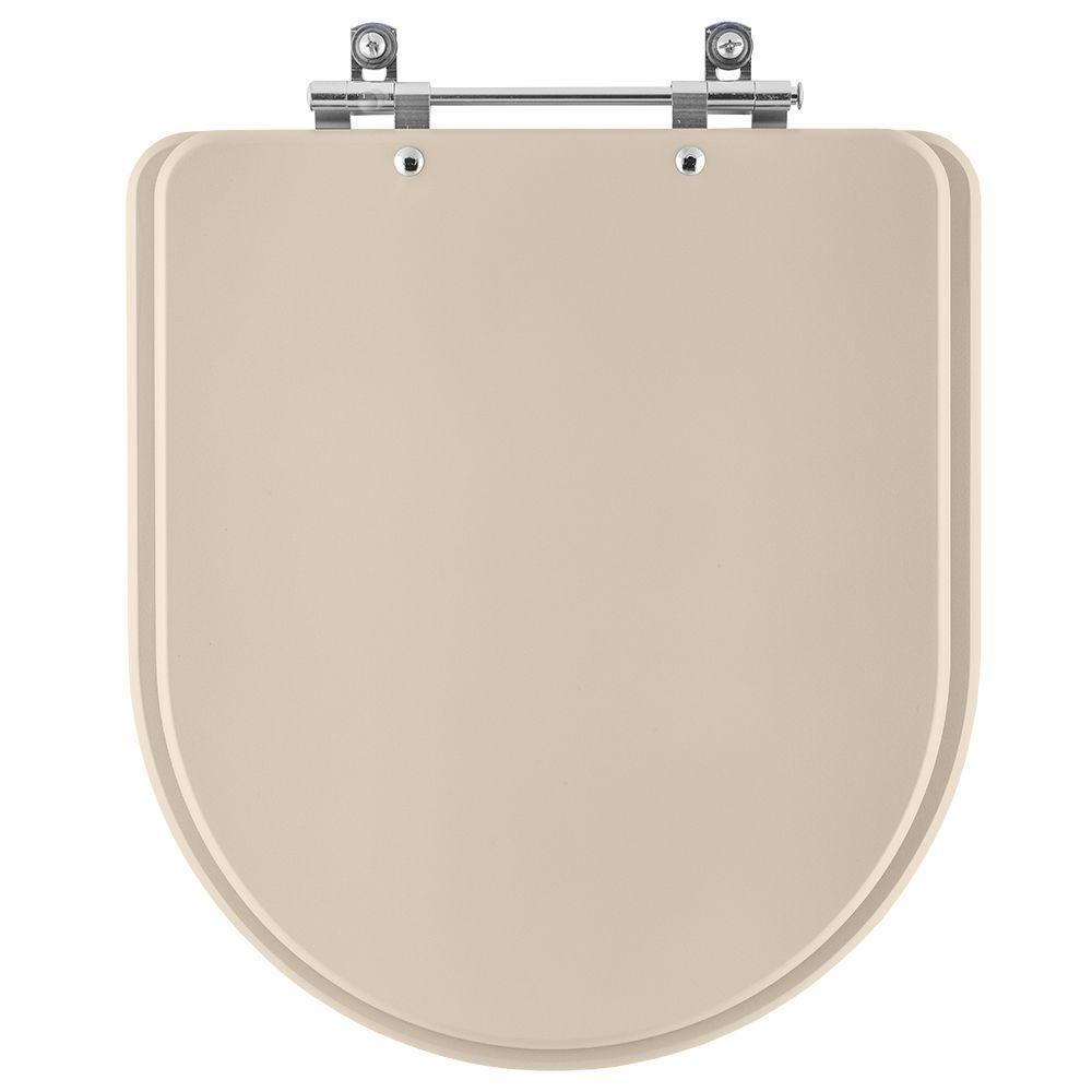 Assento Sanitário Laqueado Duomo Plus Amendoa Para Vaso - 1