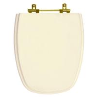 Assento Sanitário Poliéster Monte Carlo Creme Para Vaso Deca - 1