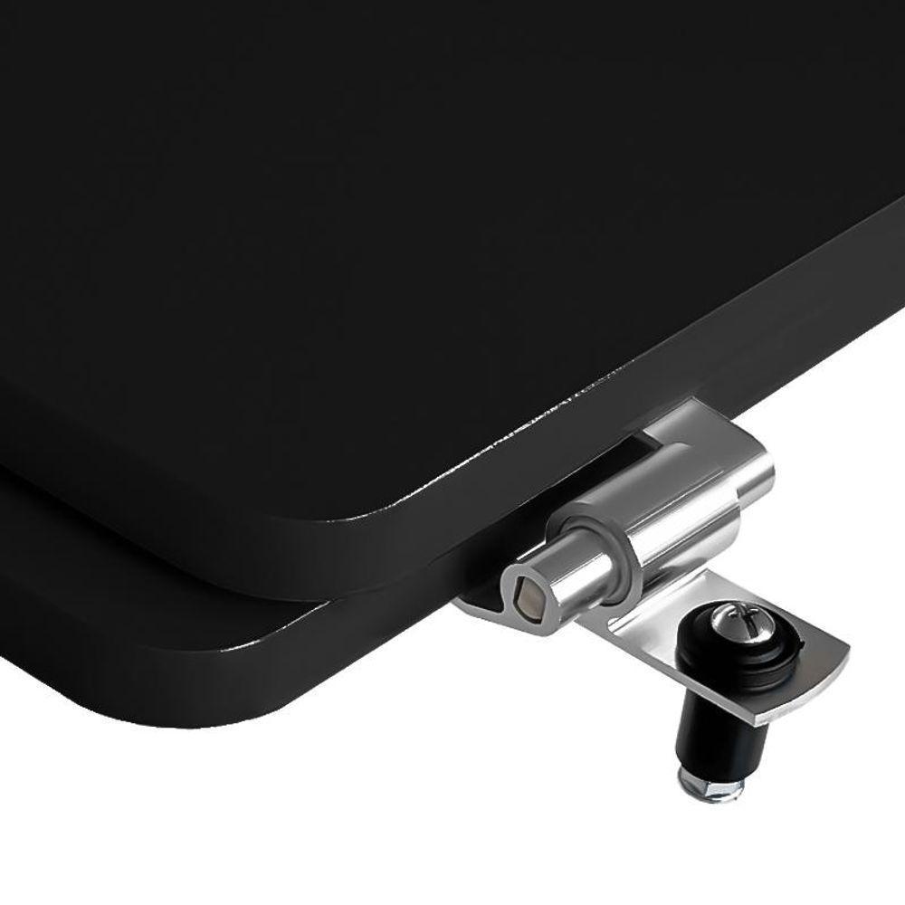 Assento Sanitário Fechamento Lento Smart Noite Preto Fosco - 3