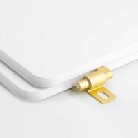 Assento Sanitário Laqueado Soft Close Bali Branco Para Vaso Incepa Com Ferragem Dourada - 3