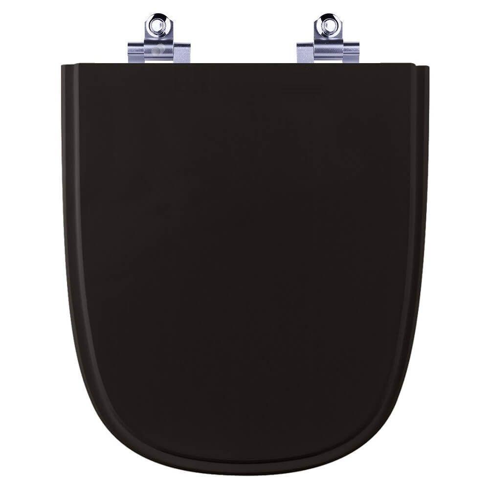 Assento Sanitário Laqueado Soft Close Ibiza Preto Laufen - 1