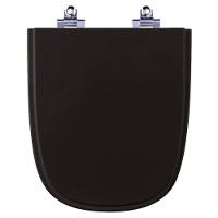 Assento Sanitário Laqueado Soft Close Ibiza Preto Laufen - 1