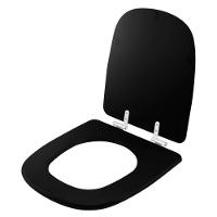 Assento Sanitário Laqueado Soft Close Ibiza Preto Laufen - 5