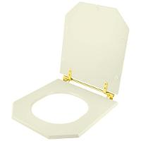 Assento Sanitário Poliéster Atrium Biscuit Para Vaso - 1