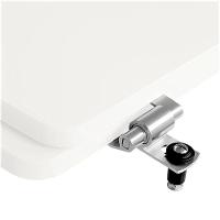 Assento Sanitário Fechamento Lento Elite Branco Para Celite - 3