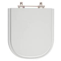 Tampa De Vaso Em Mdf Flox Cinza Claro Para Bacia Fiori - 1