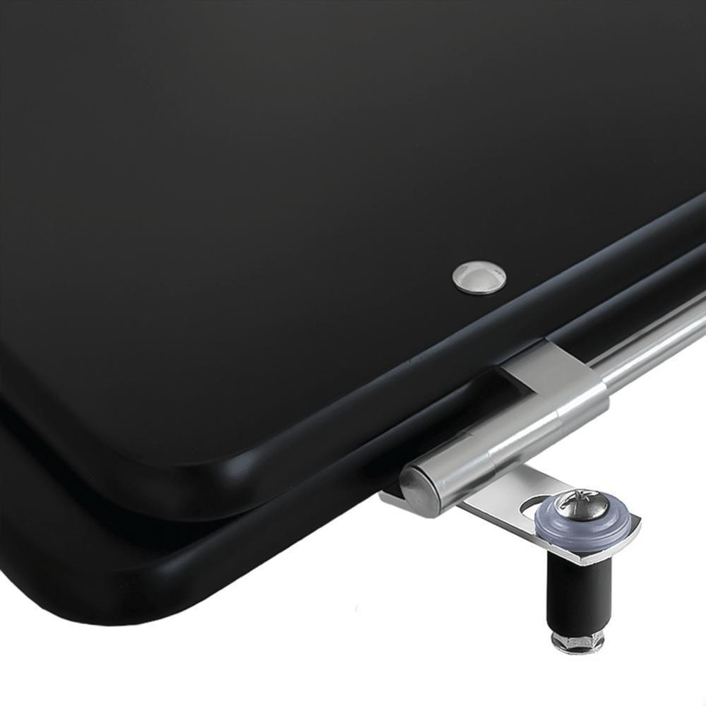 Assento Sanitário Carrara ébano (preto) Fosco Para Vaso - 9