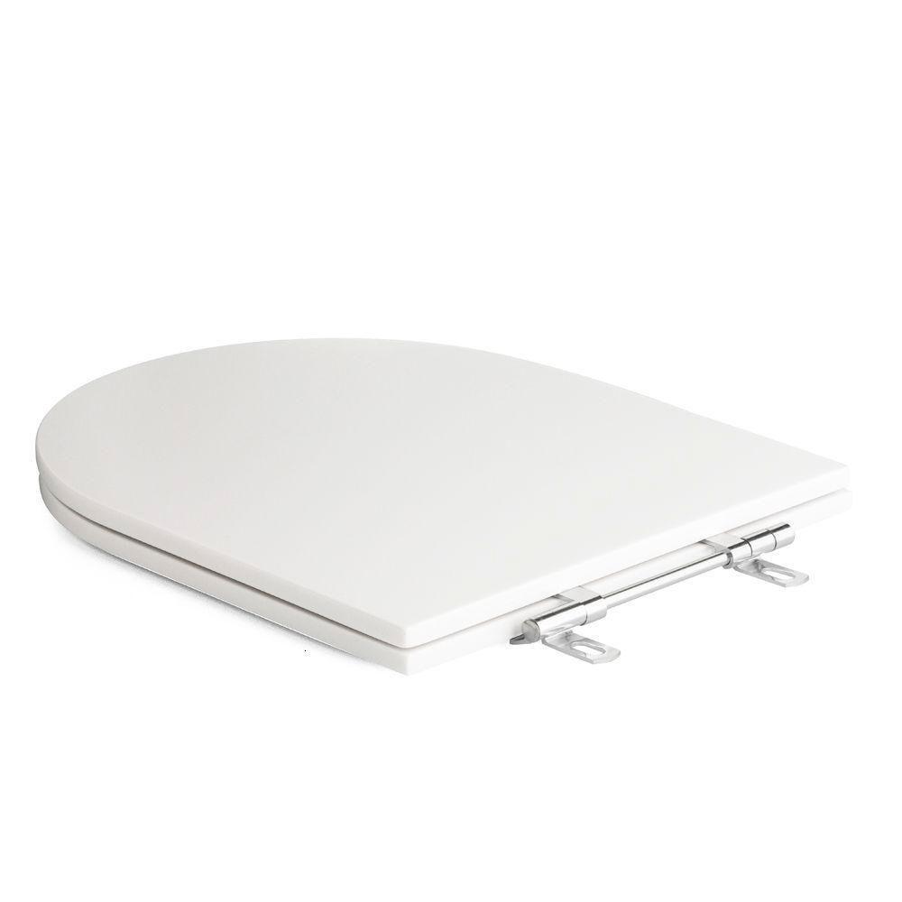 Assento Sanitário Poliéster Antibacteriano Carrara Branco - 3