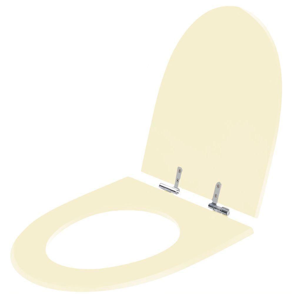 Assento Sanitário Laqueado Soft Close Studio Bege Para Vaso - 5