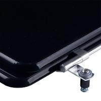 Assento Sanitário Loren One Preto p/Vaso Lorenzetti 6Lpf - 3