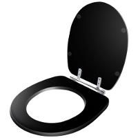 Assento Sanitário Loren One Preto p/Vaso Lorenzetti 6Lpf - 7