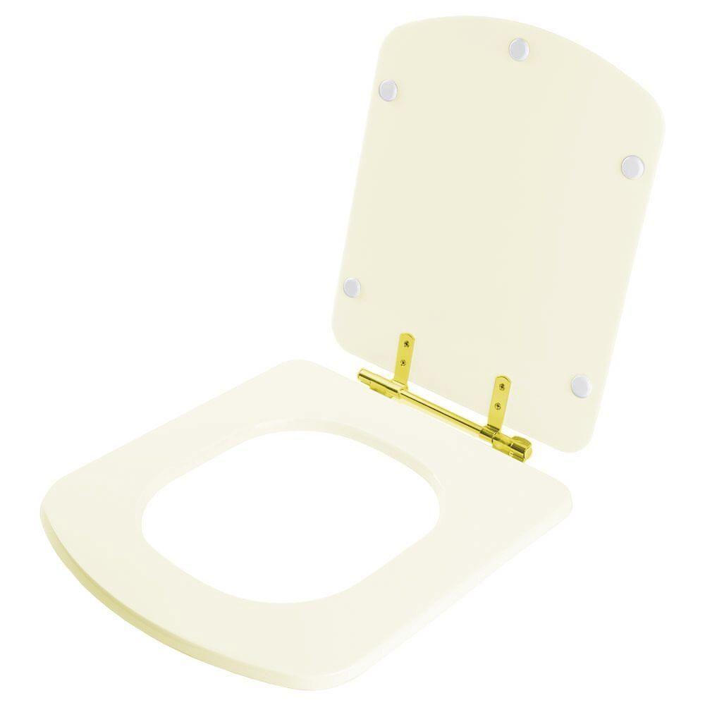 Assento Sanitario Poliester Bali Biscuit Para Vaso Incepa - 5