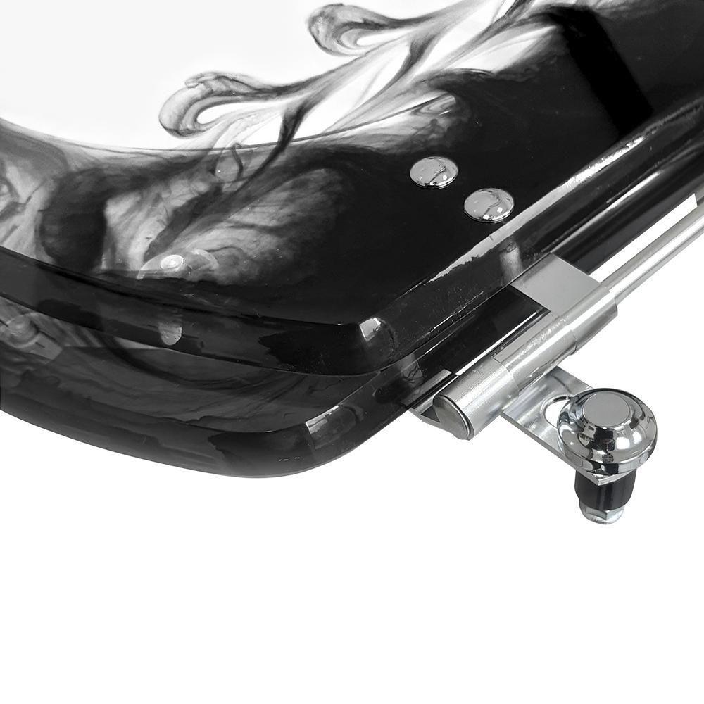 Assento Sanitario Poliester Borboleta Preto Para Vaso Icasa - 3