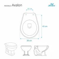 Assento Sanitário Em Mdf Branco Para Bacia Ideal Standard - 5