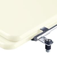 Assento Sanitário Square Biscuit (Bege Claro) Para Vaso - 5