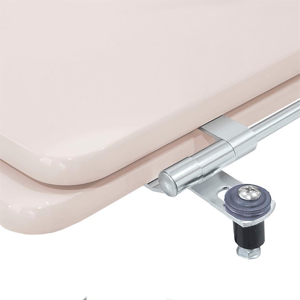 Assento Sanitário Studio Pêssego Rosa Shell Para Vaso Incepa - 3