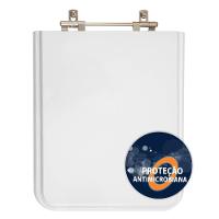 Assento Sanitario Poliester Square Branco Cidamar - 1