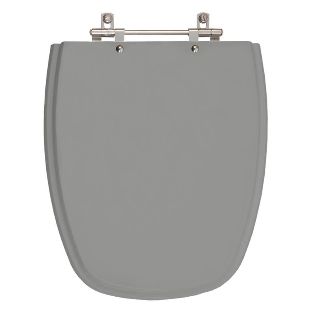 Assento Sanitario Poliester Monte Carlo Cinza Escuro Deca - 1