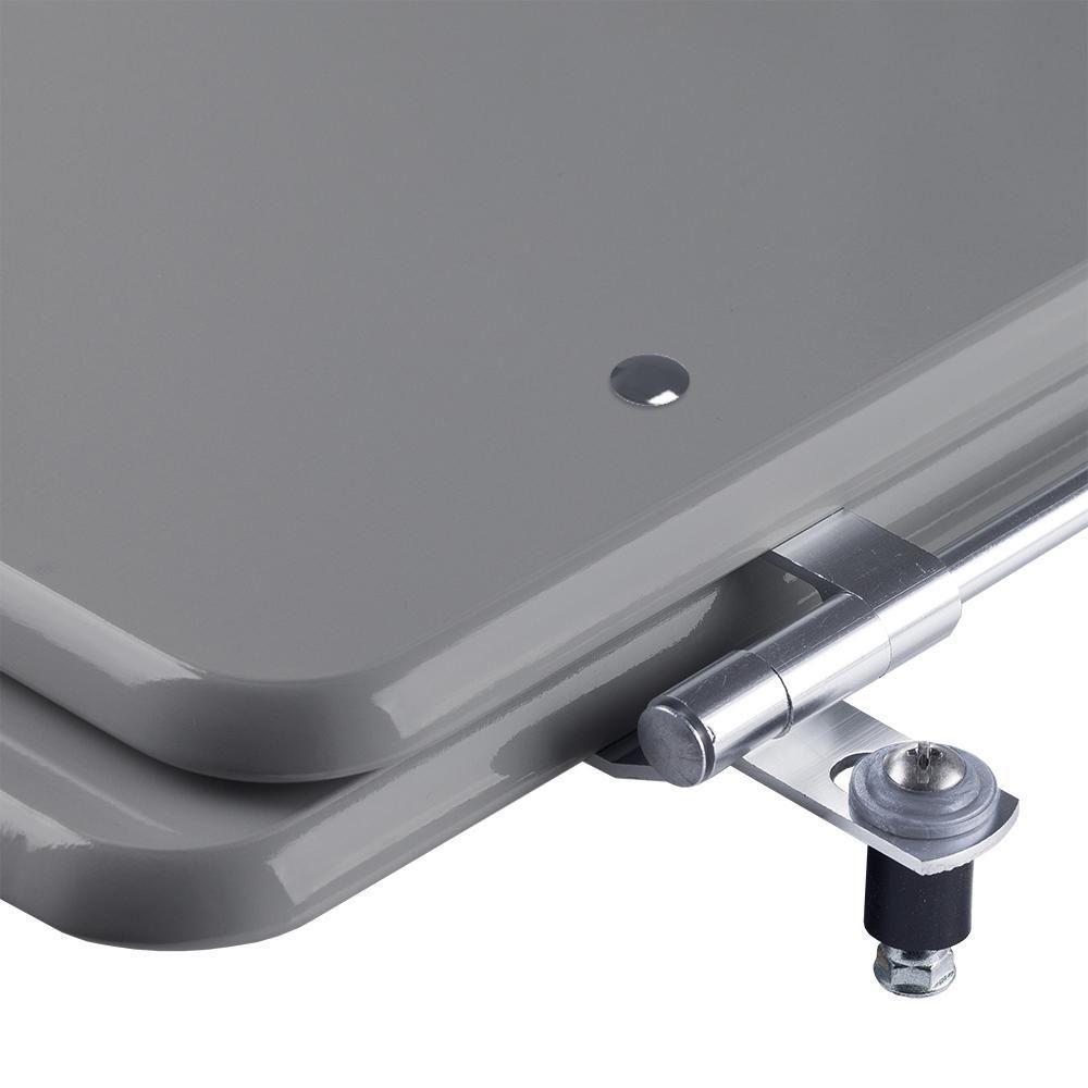 Assento Sanitario Poliester Monte Carlo Cinza Escuro Deca - 3