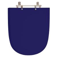 Assento Sanitário Poliester Ezedra Azul Cobalto Para Vaso Ideal Standard - 1