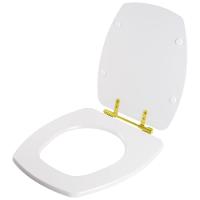 Assento Sanitário Poliéster Thema Branco Para Vaso Incepa - 1