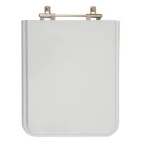 Assento Sanitário Acrílico Square Cinza Para Vaso Cidamar - 1