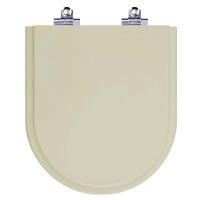 Assento Sanitário Fechamento Lento Smart Castanha Bege Fosco - 1