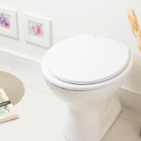 Assento Sanitario Poliester Oval Branco Icasa - 3