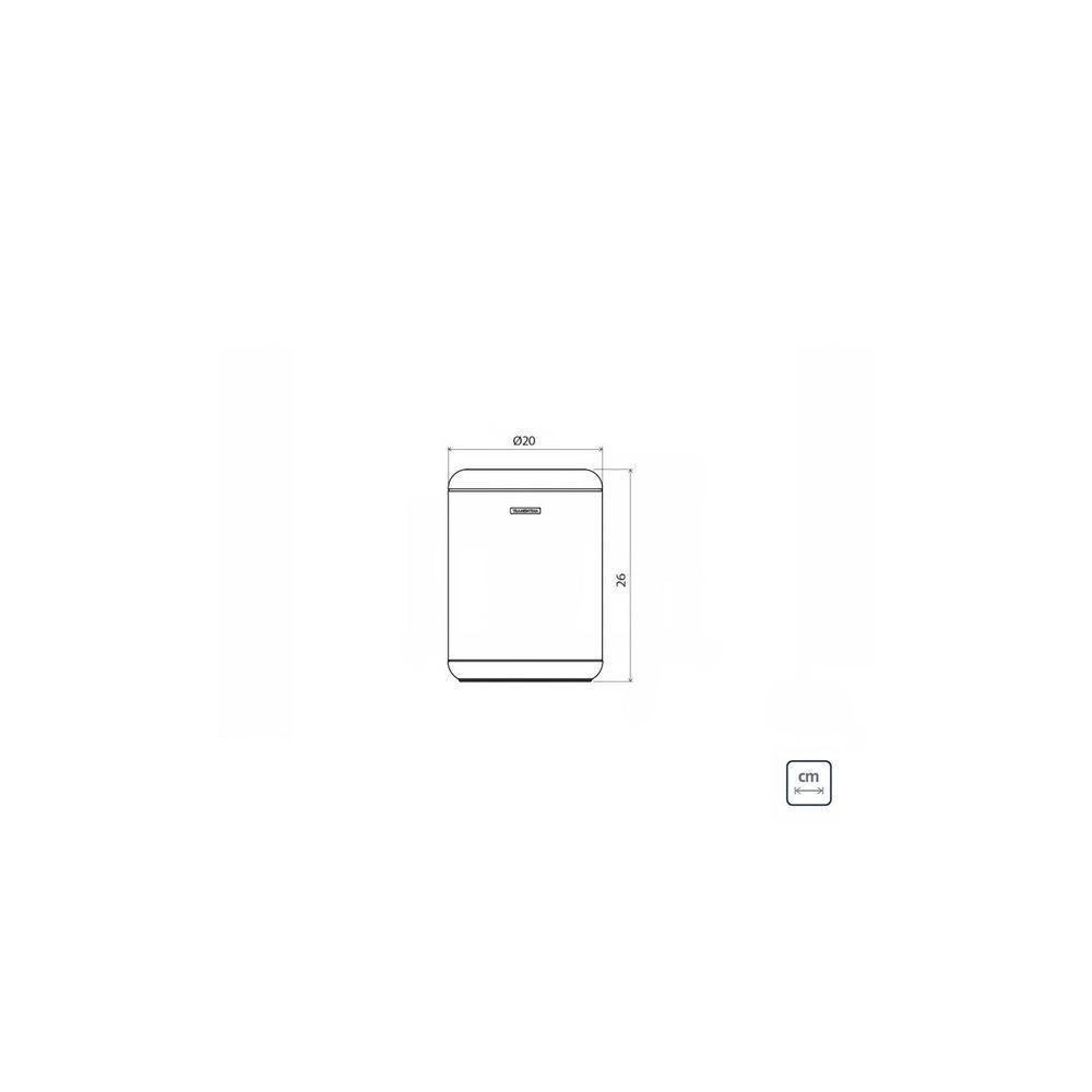 Lixeira Inox Cápsula Com Acabamento Scotch Brite E Aro E Base Em Polipropileno 7 L - 2