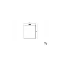 Lixeira Tramontina útil Com Tampa Em Aço Inox Polido E Corpo Em Polipropileno Branco 5 L Tramontina - 2