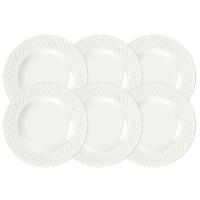 Kit Prato Raso Tramontina Ingrid Em Porcelana Decorada 27 Cm 06 Peças Tramontina - 1