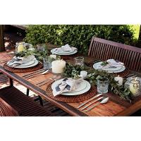 Kit Prato Raso Tramontina Maria Augusta Em Porcelana 28 Cm 06 Peças Tramontina