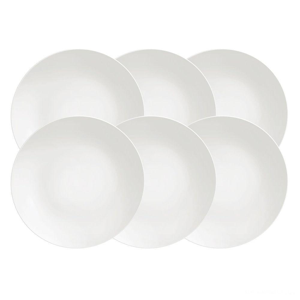 Kit Prato Raso Tramontina Sophia Em Porcelana Decorada 28 Cm 06 Peças Tramontina - 1