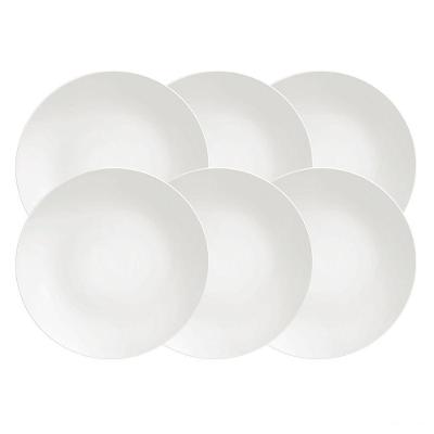 Kit Prato Raso Tramontina Sophia Em Porcelana Decorada 28 Cm 06 Peças Tramontina