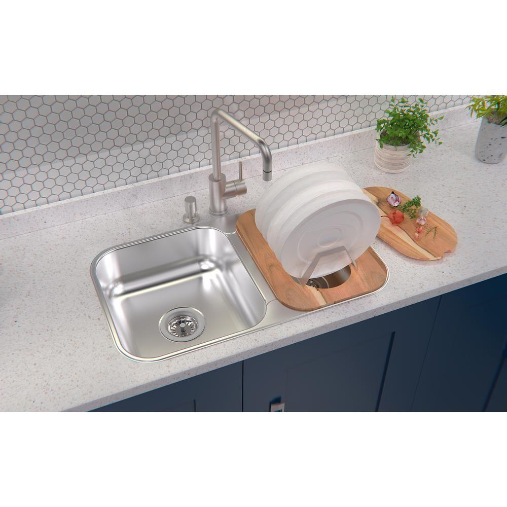 Cuba Tramontina Isis 2C 34 28 Bs Em Inox Polido 2 Válvulas, - 4