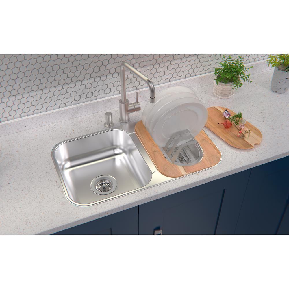 Cuba Tramontina Isis 2C 34 28 Bs Em Inox Polido 2 Válvulas, - 7