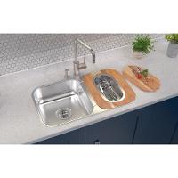 Cuba Tramontina Isis 2C 34 28 Bs Em Inox Polido 2 Válvulas, - 10